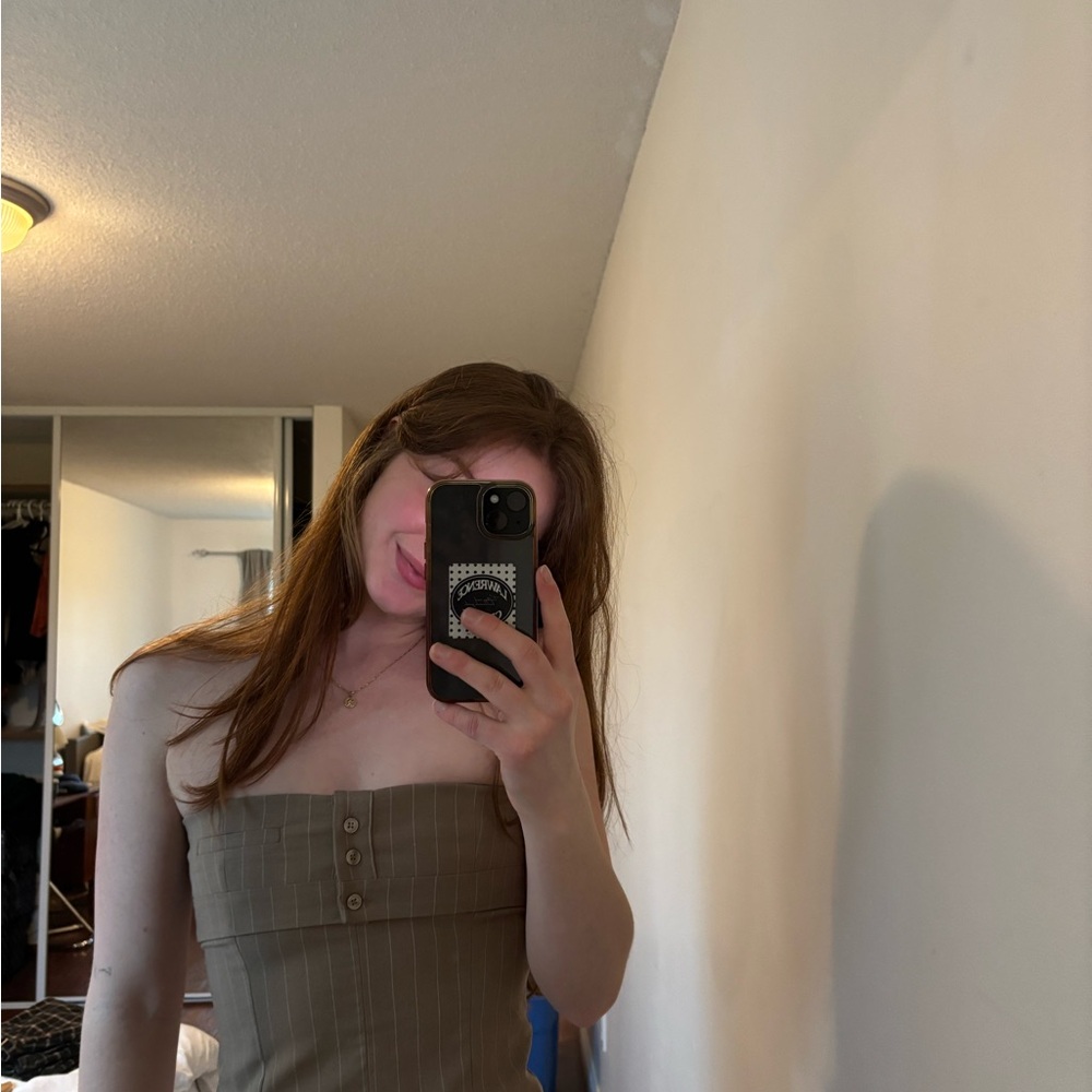 Zara strapless top